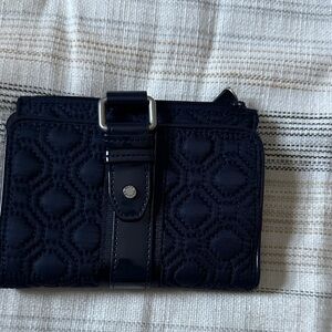 Vera Bradley Navy Quilted Wallet